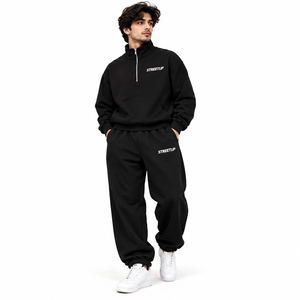Sweat à capuche décontracté pour homme, imprimé numérique personnalisé, tricoté 100% coton 500 g/m², respirant, style streetwear, coupe droite, vêtement de sport d'hiver - Product Image 2