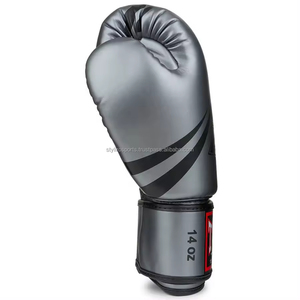 Gants de boxe en cuir personnalisés STYLIRO SPORTS - Imperméables et respirants, gants de sparring professionnels pour adultes - Product Image 3