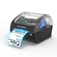 Printer Label Thermal Resolusi Tinggi Grosir B0FR4VWBR4 300 DPI Printer Barcode Bluetooth Ethernet USB-OEM Label Kemasan