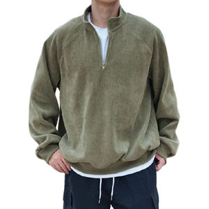 Nueva Llegada 2026 Sudaderas Casuales para Hombre, Sudadera de Forro Polar Suave de Manga Larga con Cierre de Cremallera, OEM - Product Image 1