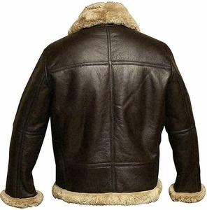 Chaqueta de Cuero Genuino de Piel de Oveja para Hombre, Negra y Marrón, Transpirable, Estilo Motero Vintage, Tejida, OEM, Tallas Grandes - Product Image 6