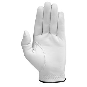 Gants de golf en promotion, couleur blanche, entièrement en cuir PU, antidérapants, pour main gauche ou droite, avec design et taille personnalisés. - Product Image 3