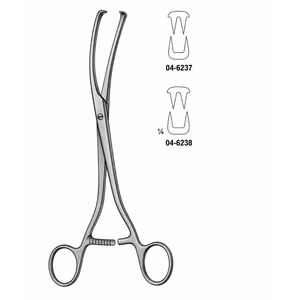 Pinzas Tenaculum Museux curvadas de 240 mm |   Instrumentos de Acero Inoxidable de Primera Calidad - Product Image 3