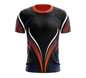 Camiseta Deportiva para Hombre con Degradado Oceánico, Ligera, para Entrenamiento, con Tela de Secado Rápido, Diseño Premium, Ropa Deportiva - Product Image 5