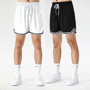 Pantalones Cortos de Baloncesto Personalizados para Hombre, Ropa Deportiva de Alto Rendimiento, Secado Rápido, Malla Transpirable, Cintura Media, Cierre con Cordón, Bolsillos, Impresión por Sublimación - Product Image 3