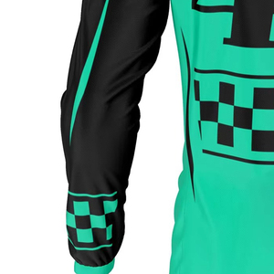 Vente en gros de maillots de motocross personnalisés de haute qualité pour équipes sportives, design personnalisé, respirant, manches longues, impression numérique pour adultes - Product Image 4