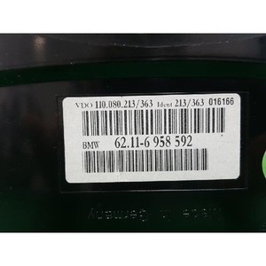 Panel de Instrumentos Serie 5 (Versión Europea, VDO) Usado OEM 62116958592 - Product Image 6