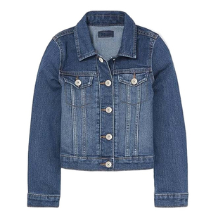 <b>Top</b> Quality Womens Denim Jacket Pocket Design Denim <b>Coat</b> Stylish Slim Fit Outerwear Daily Fashion Wear Custom Denim Jacket - Product Image 1