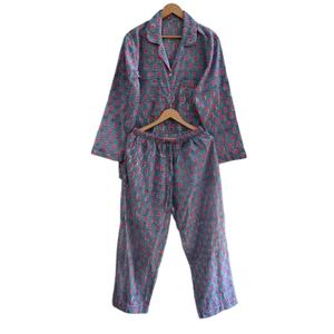 Conjunto de Pijama de Verano de Algodón para Mujer, Ropa de Estar en Casa, Ropa de Dormir Íntima, Ropa de Noche Suave, Secado Rápido, Transpirable, Ropa para el Hogar - Product Image 1