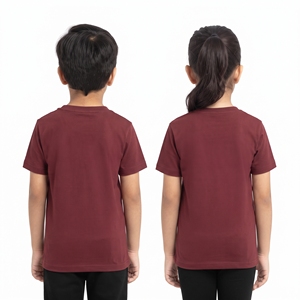 Vente en gros de hauts décontractés à col rond pour enfants, chemises unisexes à manches courtes pour garçons et filles, vêtements décontractés pour enfants au quotidien, vêtements OEM - Product Image 6