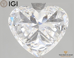 Diamant de laboratoire CVD en forme de cœur abordable de 3,01 carats avec certification IGI, couleur D, clarté VVS1, pour une bague spéciale Saint-Valentin - Product Image 6