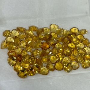 Citrino Dorado Natural de 9 mm con Corte en Forma de Corazón, Gema Suelta de la Mejor Calidad para la Elaboración de Joyas - Product Image 2