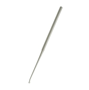 Cureta de acero inoxidable Buck Ear con punta angulada roma, instrumentos ENT, removedor de cera de oído quirúrgico veterinario - Product Image 2