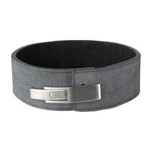 Cinturón de cuero de gamuza de 4 \ "para entrenamiento de gimnasio con logotipo personalizado, cinturón con hebilla de palanca de 10mm de espesor para levantamiento de pesas - Product Image 1