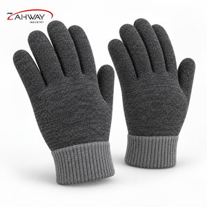Gants d'hiver en coton de qualité supérieure avec doublure chaude en tissu doux, ajustement confortable, construction extensible, pour temps froid - Product Image 5