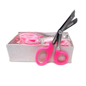 Tijeras de Trauma Manuales de Alta Calidad para Primeros Auxilios EMT, 7.5 Pulgadas, Acero Inoxidable, Mango Rosa, Instrumentos Quirúrgicos, Certificación CE, Venta al por Mayor OEM - Product Image 3