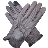 Gants d'équitation en cuir blanc pour enfants et jeunes, gants d'entraînement à l'équitation