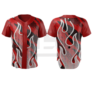 Camisetas de Béisbol de Poliéster 100% de Secado Rápido y Absorción de Humedad, Nombres de Equipo Personalizados para Adultos Unisex, Mejor Rendimiento, JAMEZ SPORTS - Product Image 5