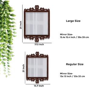 Unique Beveled Edge Brown Glass Wall <b>Mirror</b> Designer Scandinavian Decorative Modern Bathroom <b>Mirror</b> - Product Image 6