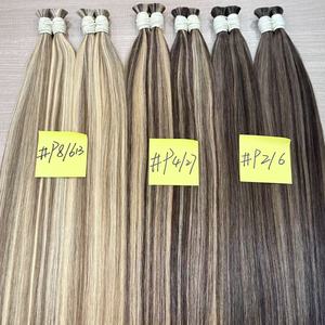 Cabello Humano 100% Remy, Rizado y Liso, BW DW, Se Vende Individualmente, Cabello de un Solo Donante, Cabello a Granel para Trenzas - Product Image 4