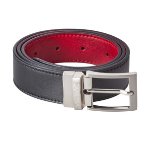 Cinturón Reversible PIHA SPORTS de Cuero Negro por un Lado y Marrón por el Otro, Hebilla Cromada, 34 mm de Ancho, en Caja de Regalo, Cinturón Resistente - Product Image 2