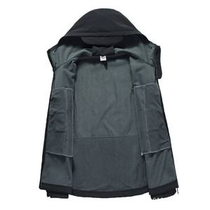 Mens Tactical Jacket Style Multi Zipper Pockets <b>Arm</b> Patches Adjustable <b>Cuffs</b> Windproof Tactical Jacket With Best OEM 2026 - Product Image 3