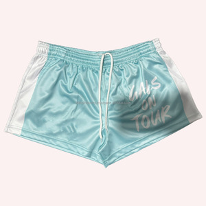 Shorts de rugby pour hommes grande taille, logo personnalisé, séchage rapide, 100% polyester, haute qualité, écologiques, couleur personnalisée - Product Image 2