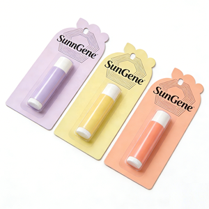 Caja de exhibición de bálsamo labial holográfico de lujo al por mayor, cilindro de papel impreso UV, embalaje de tubo brillante - Product Image 2