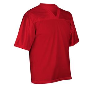 Camiseta de Fútbol Americano Azul Personalizable, Manga Corta, Cuello en V, Malla Transpirable, Nombre del Equipo Impreso, Unisex, Adulto - Product Image 5
