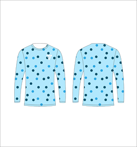 เสื้อยืดแขนยาวลายพรางสีฟ้าสำหรับผู้ชาย ลายเรขาคณิตสีเขียวอมฟ้า เสื้อยืดคอกลมลำลอง สตรีทแวร์ เสื้อสำหรับออกกำลังกายและเล่นกีฬา - Product Image 1