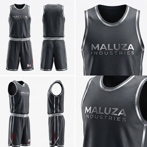 Uniforme de Entrenamiento de Baloncesto Avanzado, Jersey y Pantalones Cortos Transpirables, Conjunto Deportivo Personalizado para Equipos, Maluza Industries Global - Product Image 6