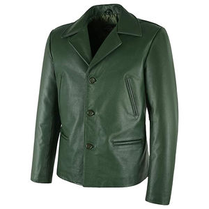 Blazer en cuir pour homme à prix abordable, dernière mode, haute qualité, anti-plis, avec un design optimal - Product Image 4