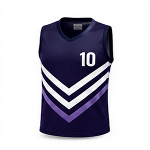 Camiseta Personalizada de la AFL/Footy, Uniforme del Equipo de Fútbol Australiano, Impresa y Sublimada, 100% Poliéster, Secado Rápido, Transpirable, para Adultos - Product Image 1