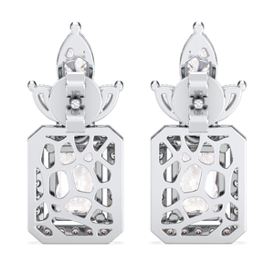 REYES - Pendientes Colgantes de Oro de 14K con Moissanita, Clásicos y de Lujo, para Mujer, Nueva Moda, Regalo de Boda, Joyería Fina - Product Image 6