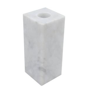 Linear Black <b>Marble</b> Slab Multi-Hole Handmade Modern Design <b>Candle</b> Holder Wood Base Stand for Christmas Dining Table Centerpiece - Product Image 2