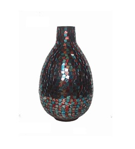 Vase de sol en aluminium fini à la main avec un design texturé pour une décoration intérieure élégante - Product Image 6