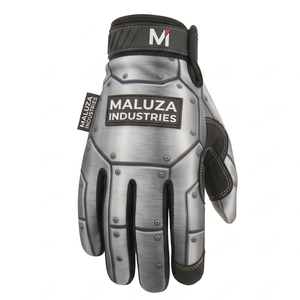 MALUZA INDUSTRIES Flexible High Dexterity Mechanics <b>Gloves</b> Polyester Abrasion Resistant Reinforced Palm Touchscreen Safety - Product Image 1