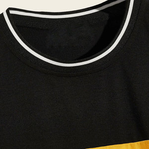 T-shirt pour homme confortable et tendance, imprimé sur mesure, 100 % coton, faible MOQ, coupe ample - Product Image 3