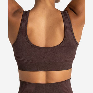 Soutiens-gorge de sport légers et respirants en dentelle sans armatures pour femmes, coupe ajustée, pour l'été, entraînement et gym, haute qualité - Product Image 6