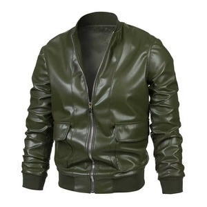 High Street Brand Leather Coat <b>Men's</b> Autumn Winter New Thickened Warm Detachable <b>Fur</b> Collar Business Casual Leather <b>Jacket</b> <b>Men</b> - Product Image 2
