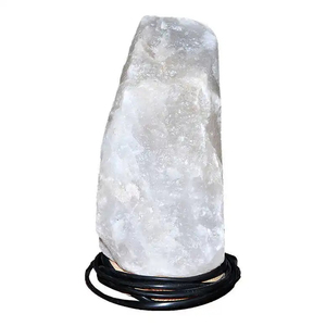 OEM Service OEM Size Private LabelPremium Himalayan White Salt Lamps High Quality Natural <b>Crystal</b> Home Décor with Custom Logo - Product Image 1