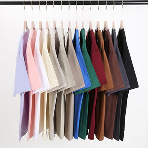 T-shirt en jersey pour homme grande taille, coupe ample, manches courtes, 100 % coton, couleur unie, respirant, col rond, logo sur le devant, vêtement décontracté - Product Image 2