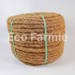 Cordes en fibre de coco torsadées, cordes en coco naturel épaisses, rouleaux de corde en coco au prix le plus bas, fil de coco durable - Product Image 4