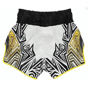 Shorts de Muay Thai en satin – Tenue d'entraînement de boxe, karaté et arts martiaux – Finition lisse pour la force et la performance - Product Image 2