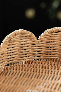 Nouveau plateau de service en rotin festonné, design original, fabriqué au Vietnam, prix de gros. - Product Image 3