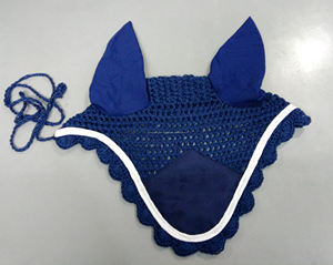 Voile anti-mouches pour chevaux personnalisé OEM Matériau maillé durable avec bords rembourrés Vente en gros directe d'usine Produits pour chevaux - Product Image 3