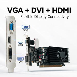ใหม่ GT 210 <span class=keywords><strong>1GB</strong></span> DDR3 64-bit สำหรับกราฟิกการ์ดพร้อมพัดลมระบายความร้อน/DVI/VGA output DirectX 10สำหรับเดสก์ท็อปพีซี - Product Image 5