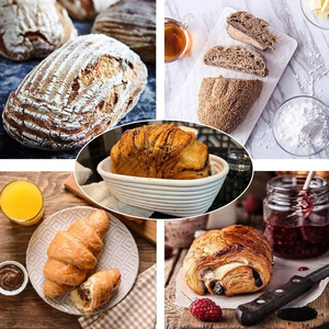 High Quality Handwoven Natural Rattan <b>Bread</b> Proofing <b>Basket</b> Dough Rising <b>Basket</b> Durable Craft Wholesale - Product Image 4