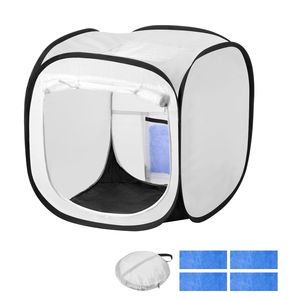Tenda Portatile Pop-Up per Verniciatura con Porta a Rete 15,94 X 15,94 X 16,9 Pollici, Tende per Verniciatura a Spruzzo per Lavori in Movimento - Product Image 1