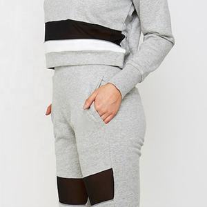 Conjunto Deportivo de Dos Piezas para Mujer, 100% Algodón, Sudadera con Capucha Elegante y Pantalones Deportivos de Pierna Recta, Cuello Redondo, Cómodo, Transpirable y Ligero - Product Image 3